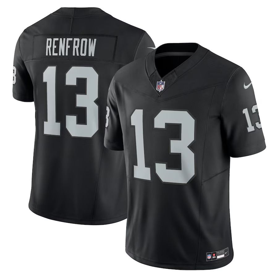 Men Las Vegas Raiders #13 Hunter Renfrow Nike Black Vapor F.U.S.E. Limited NFL Jersey->oakland raiders->NFL Jersey